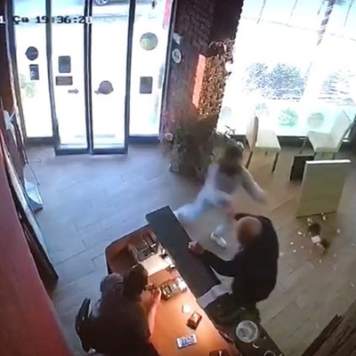 Pendik'teki patlama kamerada!