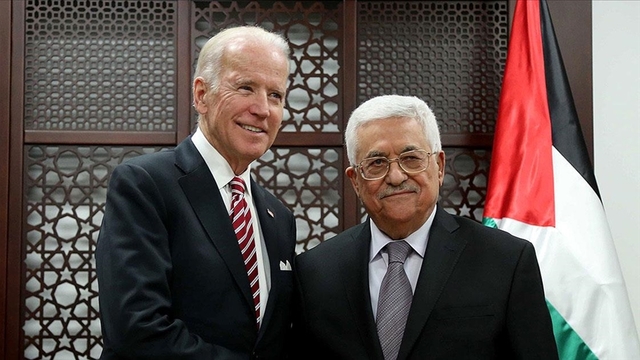Filistin lideri Abbas, ABD Başkanı Biden ile görüştü