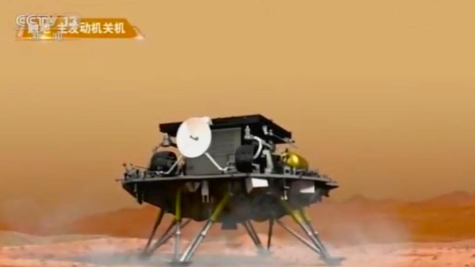 Çin'in keşif aracı ilk kez Mars'a indi!
