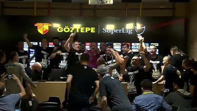 Sergen Yalçın'ın basın toplantısını bastılar!