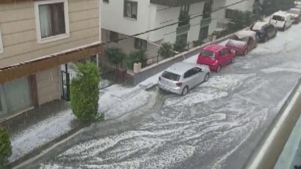 Anadolu Yakası'nda dolu alarmı!
