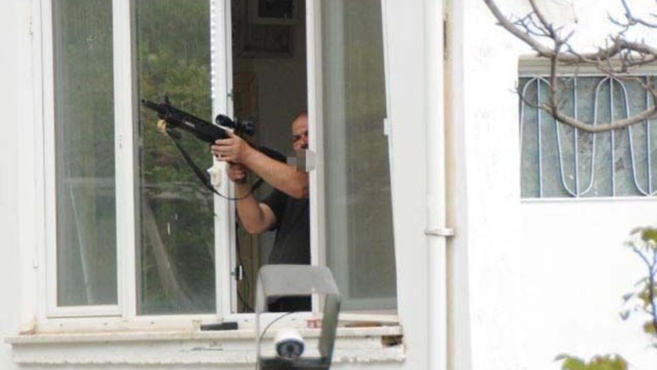 Kayseri'de silahlı saldırgan dehşeti