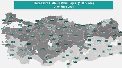 Güncel Türkiye koronavirüs risk haritası