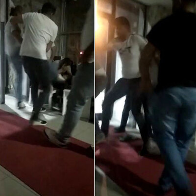 Tacizci taksiciyi meslektaşları dövdü!