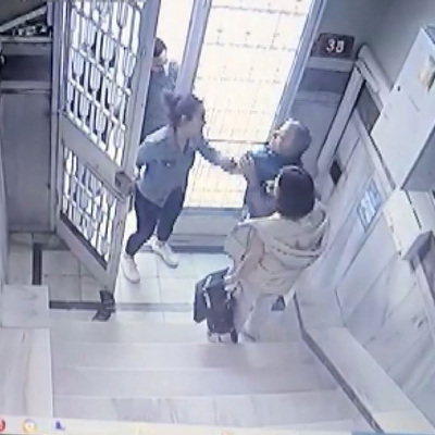 Taciz yalanı görüntüde deşifre oldu