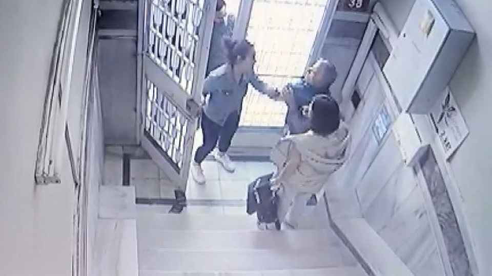 Taciz yalanı görüntüde deşifre oldu