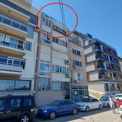 Dördüncü kattan şüpheli düşüş!