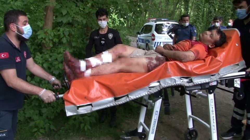 Ormanda bıçaklanmış halde bulundu