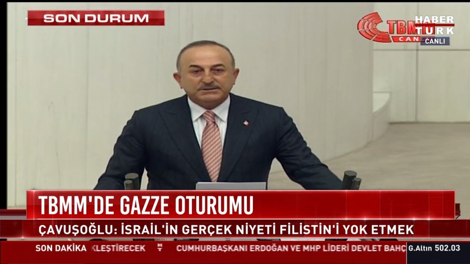 Meclis'te Gazze oturumu