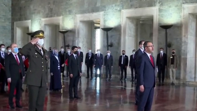 Anıtkabir'de 19 Mayıs töreni