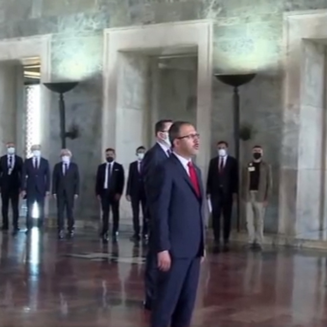 Anıtkabir'de 19 Mayıs töreni