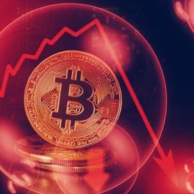 Bitcoin'de tarihi düşüş