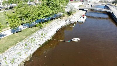 Korkutan görüntü! Kırmızıya büründü