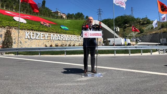 Kuzey Marmara Otoyolu'nda bir kesim daha tamamlandı