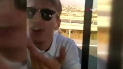 'Çakarlı maganda' tahliye edildi