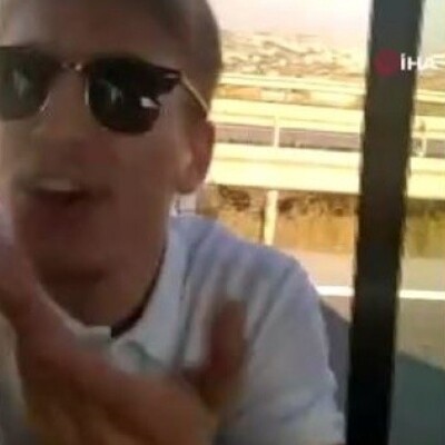 'Çakarlı maganda' tahliye edildi