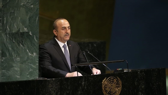 Dışişleri Bakanı Çavuşoğlu BM Genel Kurulu'nda konuştu