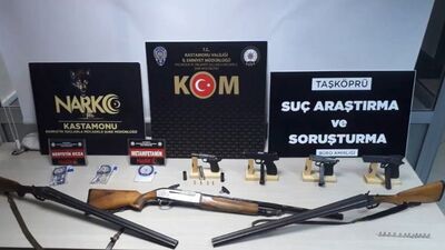 Kastamonu'da eş zamanlı operasyon: 7 gözaltı