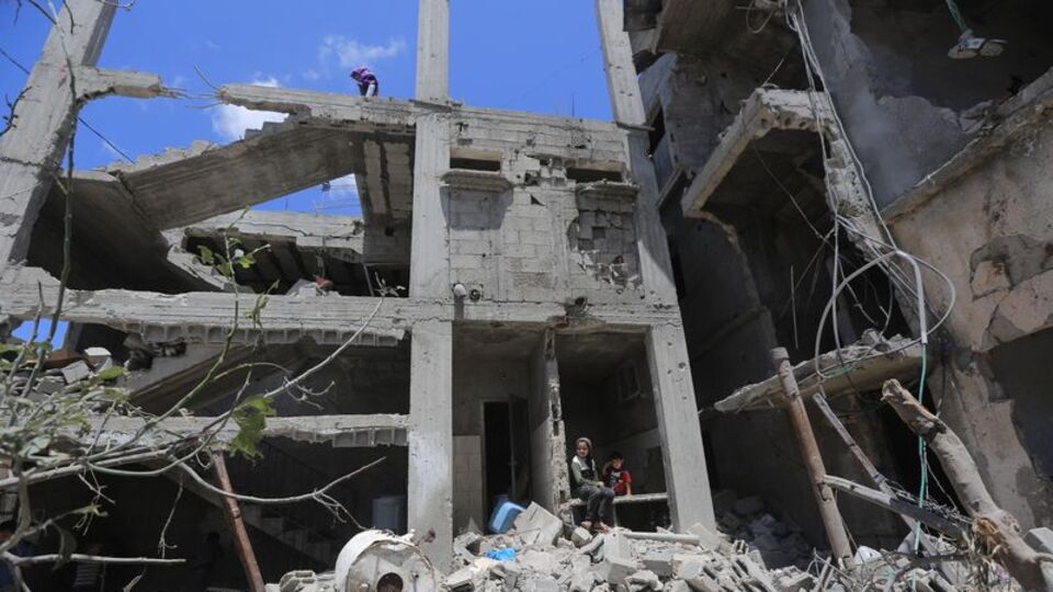 Gazze'de yıkımın etkisi havadan görüntülendi!