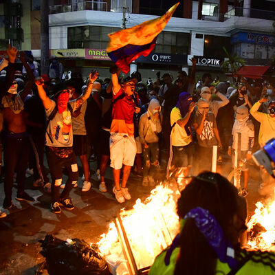 Kolombiya'da hükümet karşıtı protestolar 25. gününde!