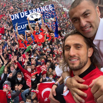 Lille şampiyonluk kupasını aldı