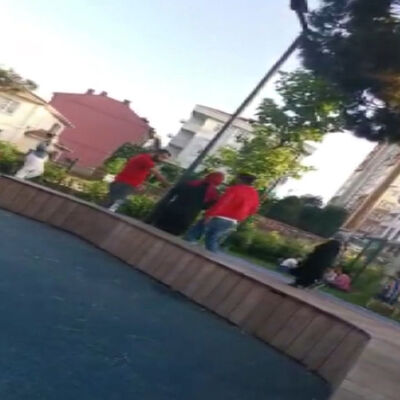 Çocuk parkı kan gölüne döndü!