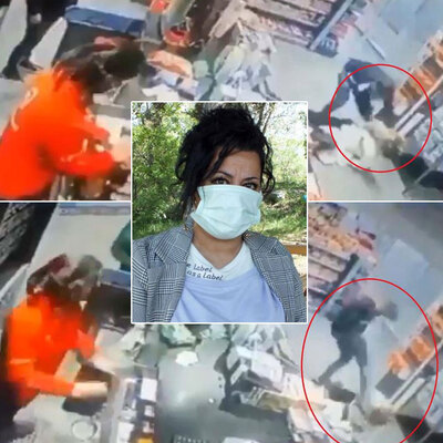 Markette darp edilen kadın: "Kimse yardım etmedi!"