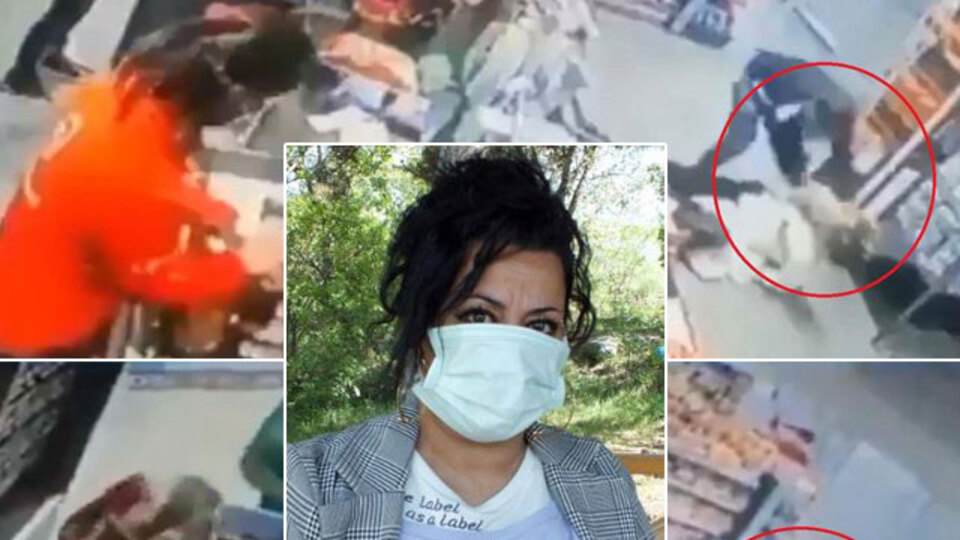 Markette darp edilen kadın: "Kimse yardım etmedi!"