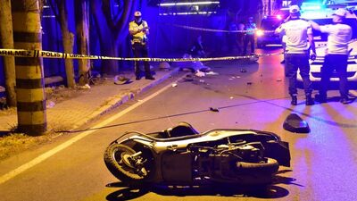 Üniversite öğrencisi moto kurye, motosiklet kazasında öldü