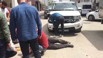 Çarptığı yerde yattı! O tampona baktı!