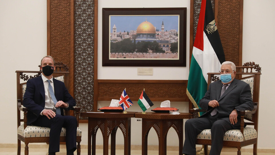 İngiltere Dışişleri Bakanı Raab Ramallah'ta