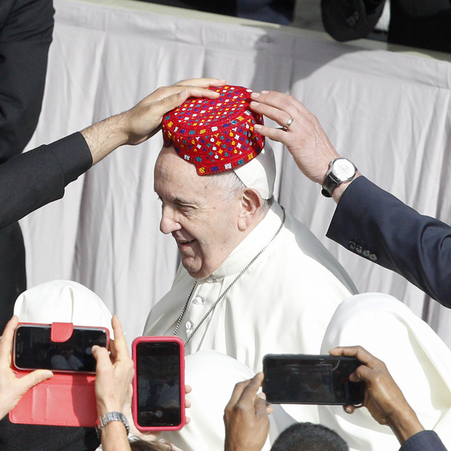 Papa Francis duygusal anlar yaşadı