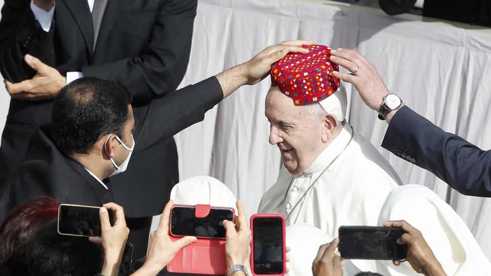 Papa Francis duygusal anlar yaşadı