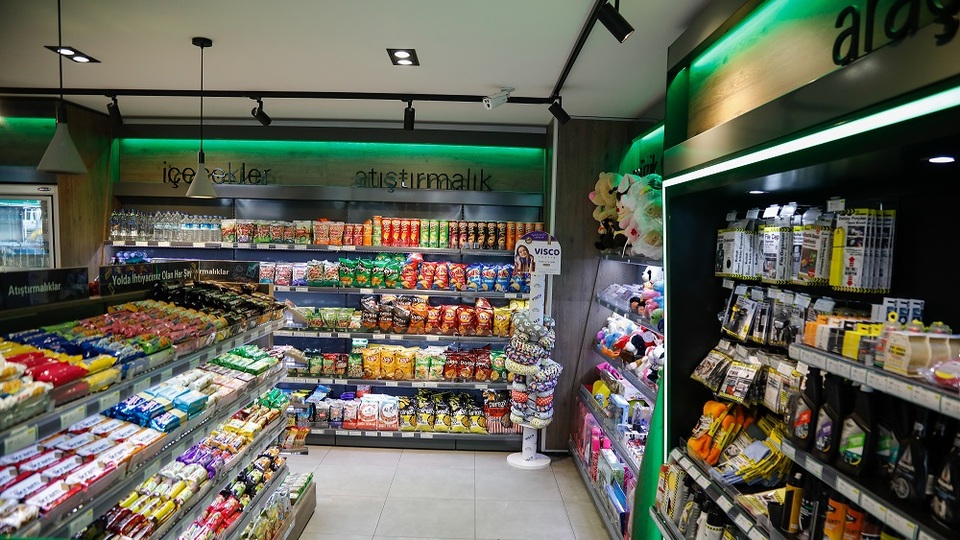İstasyonda market hizmeti verecek