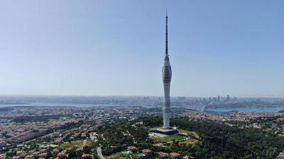Tam 587 metre! Avrupa'nın en yükseği: Çamlıca Kulesi!