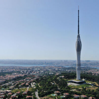 Tam 587 metre! Avrupa'nın en yükseği: Çamlıca Kulesi!