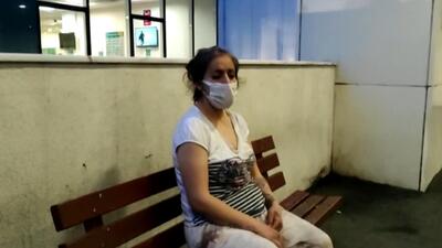 Hamile kadın otomobilden yola atıldı!