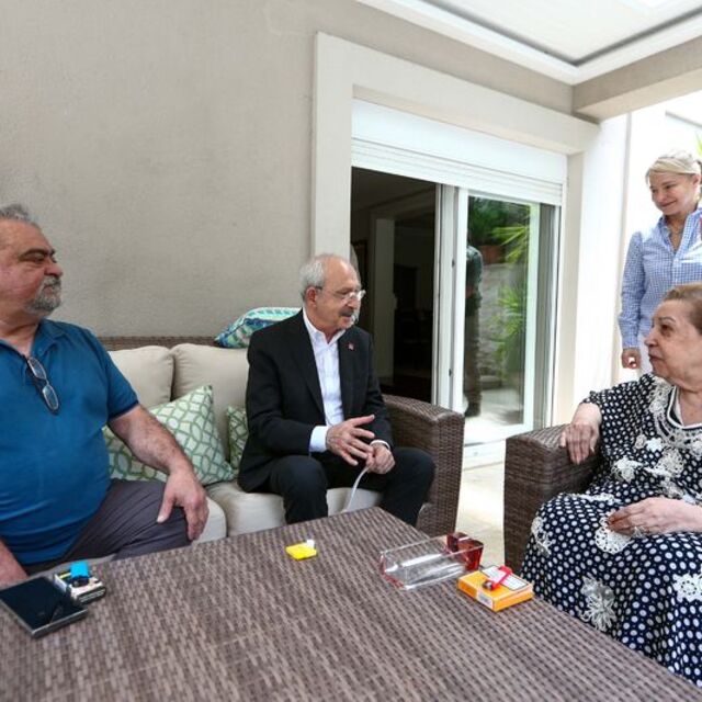 Kılıçdaroğlu Özal ailesini ziyaret etti