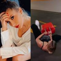 İrem Derici yere kapaklandı!