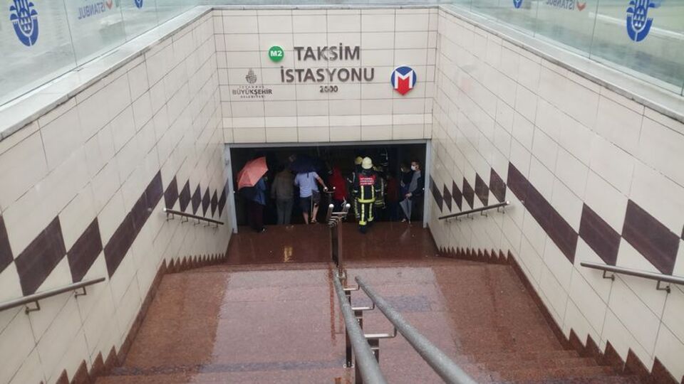 Metro'dan açıklama: Taksim istasyonu kapatıldı