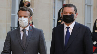 Macron, Libya Başbakanı Dibeybe ile görüştü