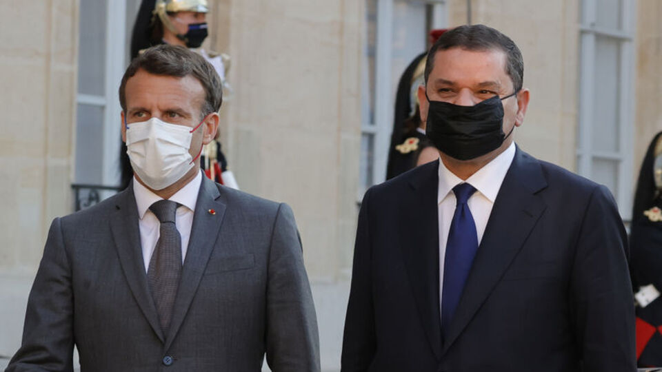 Macron, Libya Başbakanı Dibeybe ile görüştü