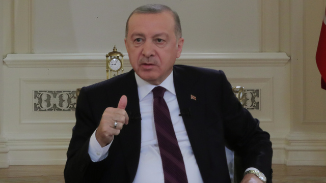 Cumhurbaşkanı Erdoğan'ın TRT yayınında dikkat çeken detay