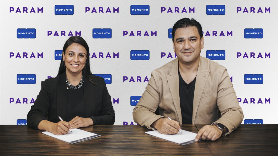 Param Momento'ya ortak oldu