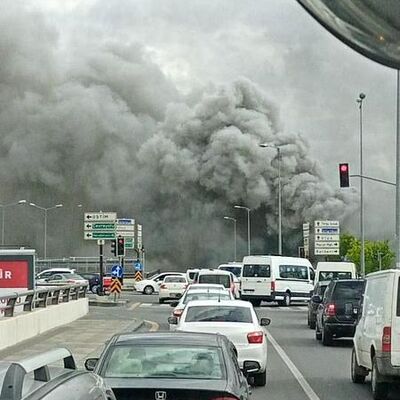 Kimyasal madde üreten fabrikadaki yangın kontrol altında