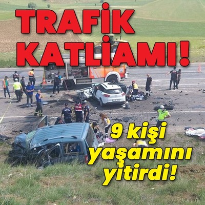 Sivas'ta katliam gibi kaza: 9 ölü!