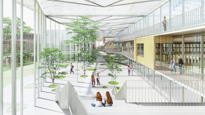 Koç Lisesi'ne yeni bina!