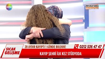 İki yıldır kayıptı, Didem Arslan Yılmaz ve ekibi bir günde buldu