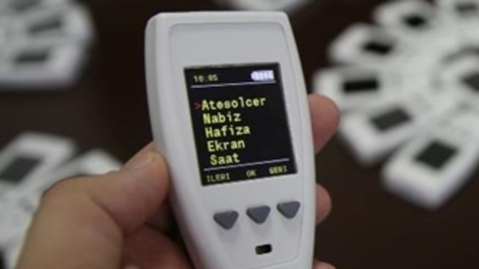 Yerli ateş, nabız ve kan oksijen düzeyi tespit eden cihaz geliştirildi