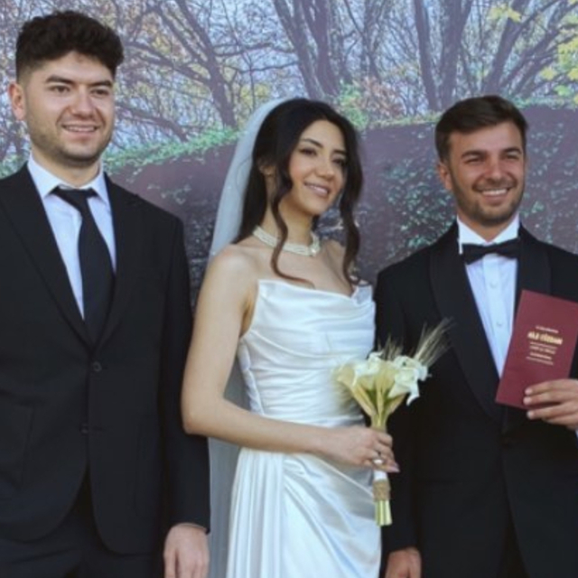 'Kafalar'ın Fatih'i evlendi